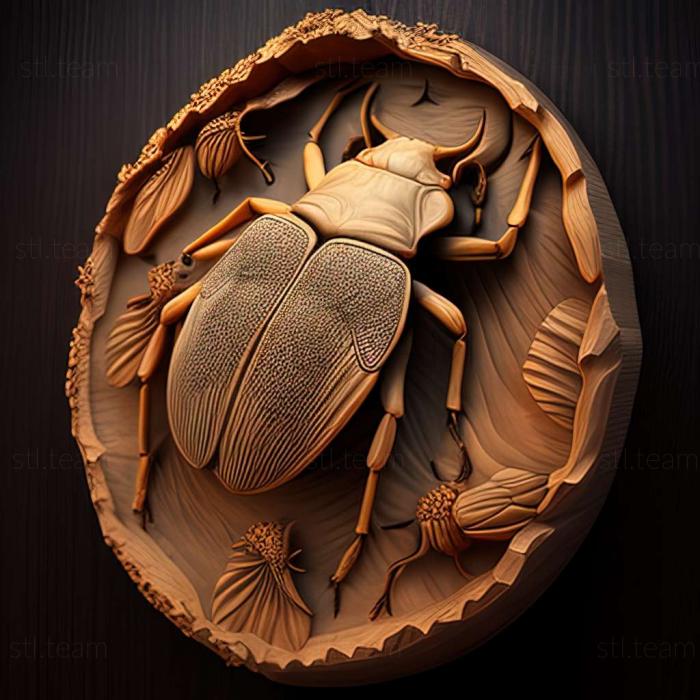 3D модель Nicrophorus confusus (STL)